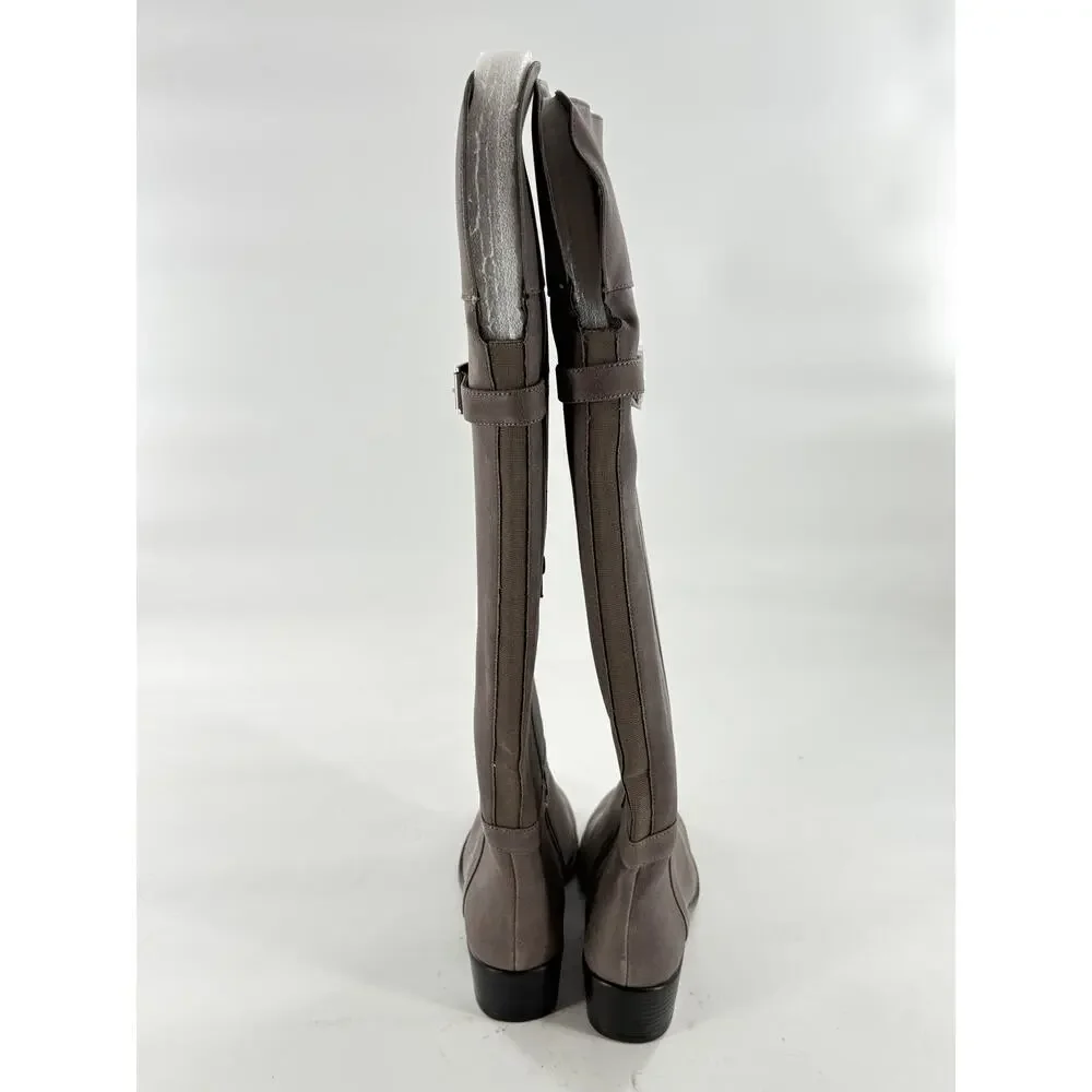 Aerosoles Mysterious Over Knee Boots 9.5 NWOT Tall Knee High OTK Grey Equestrian